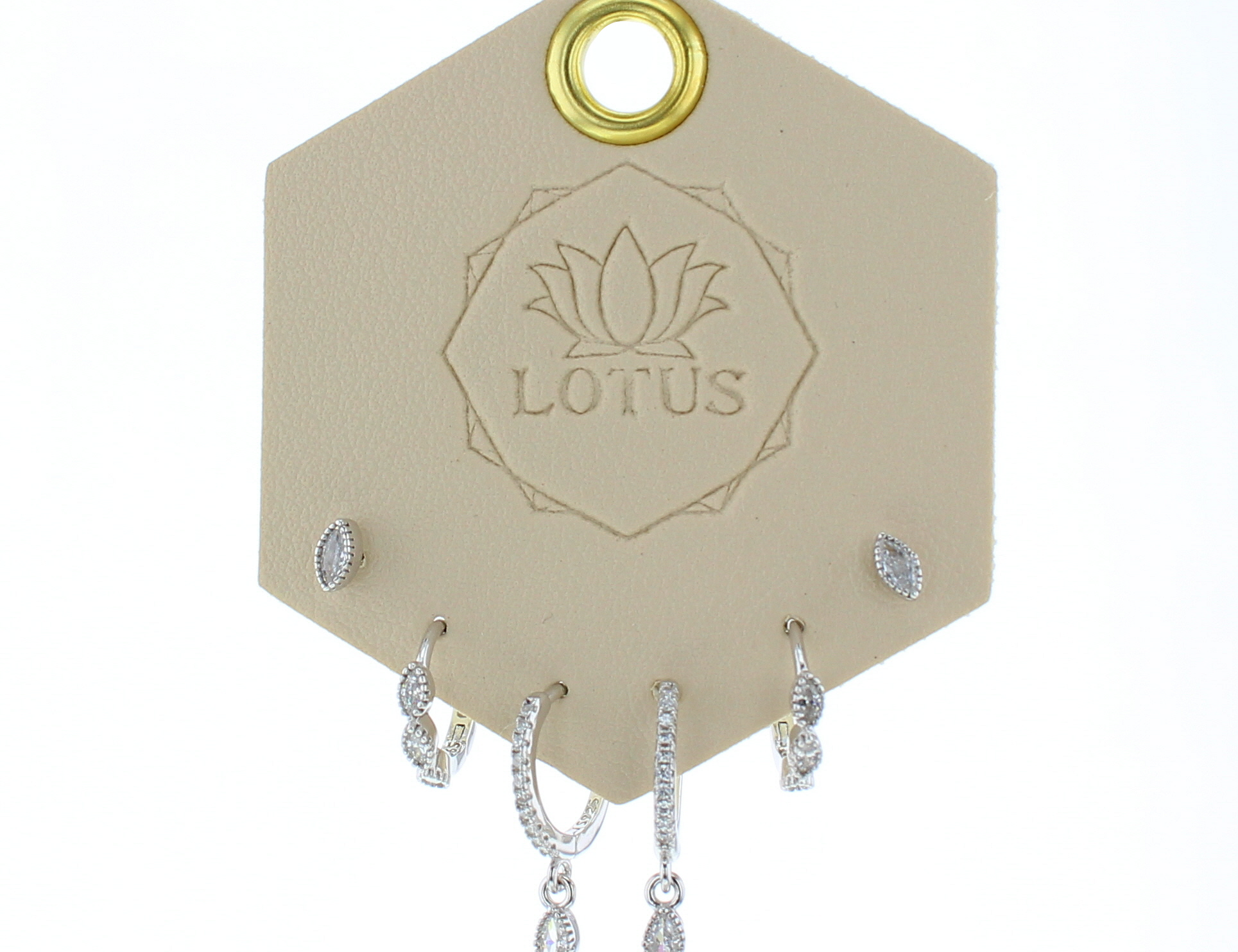 Silver Trio Earrings