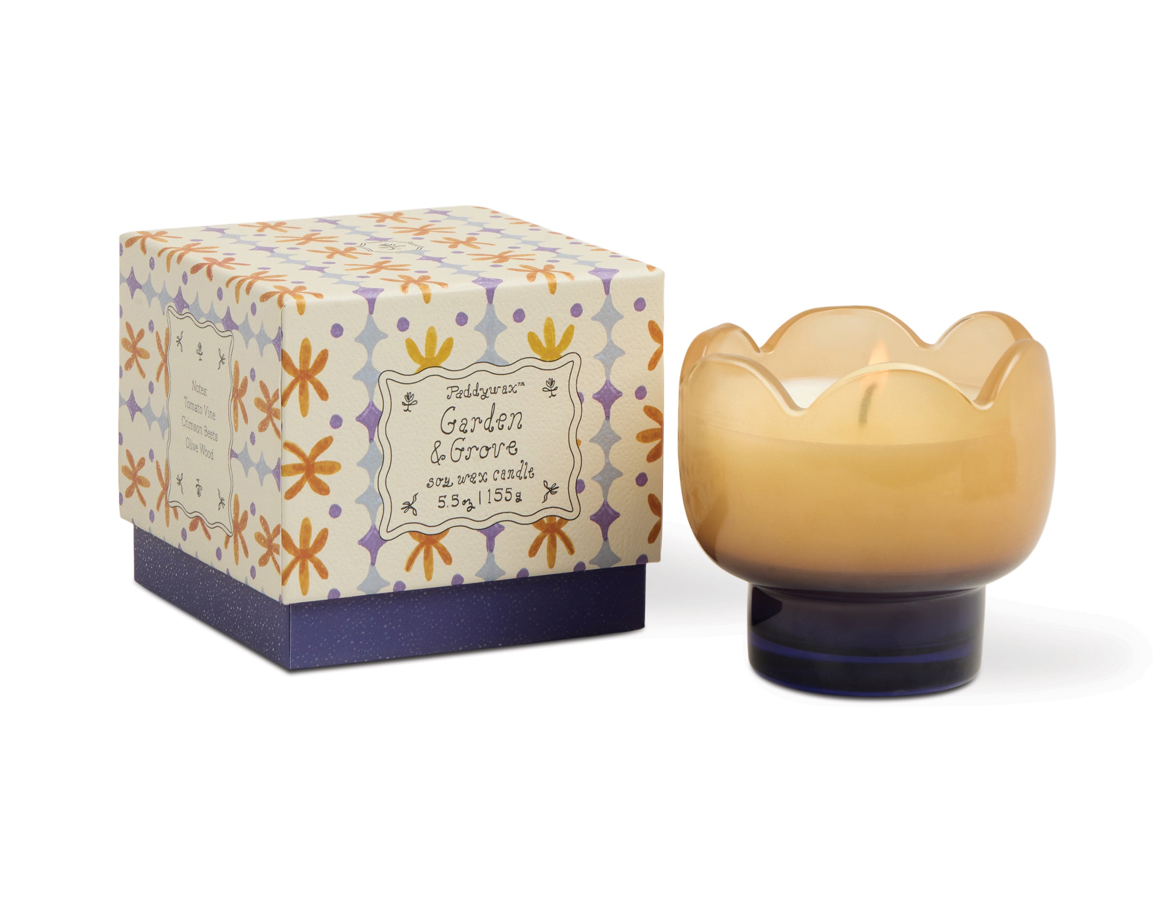 Tulip Glass Candle
