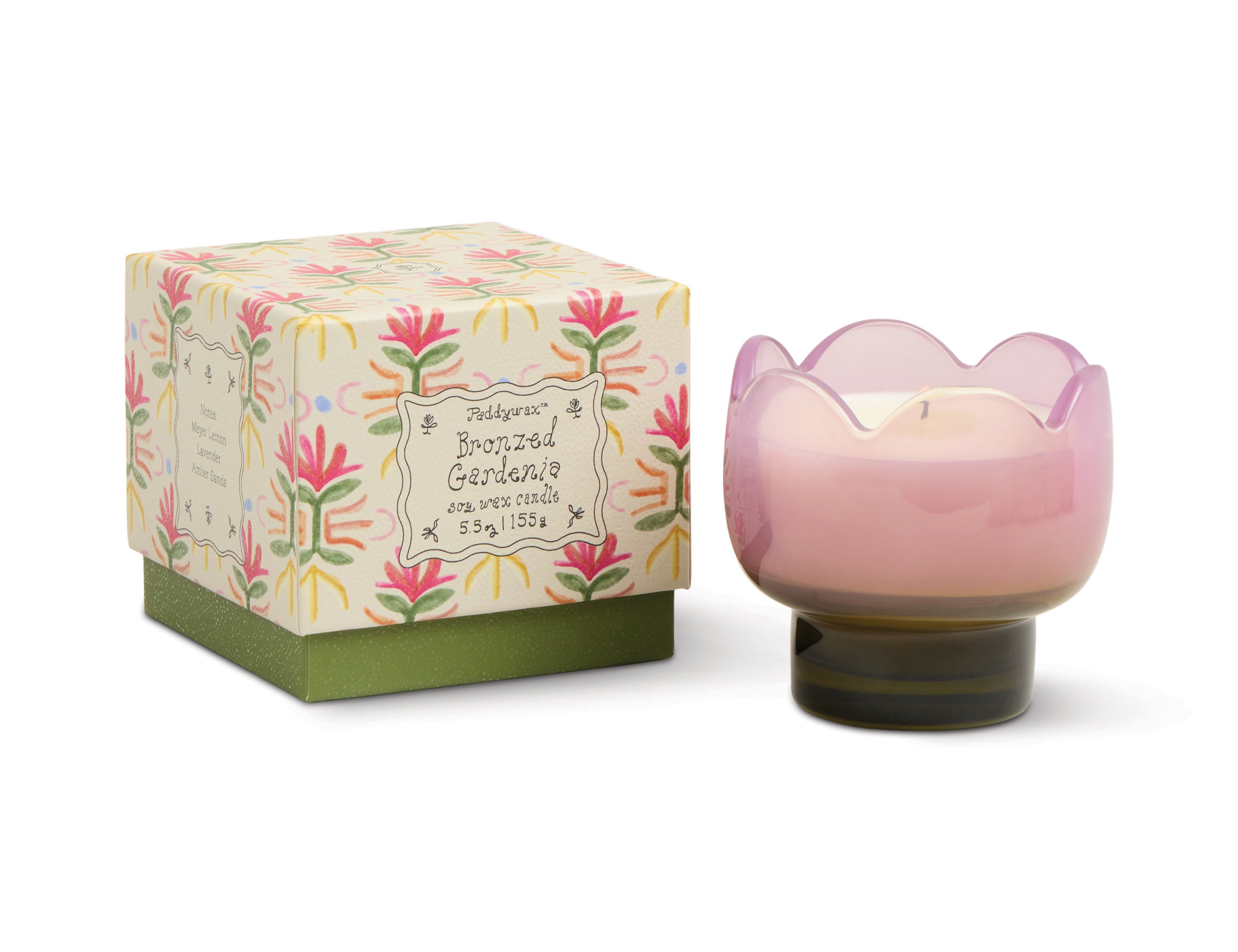 Tulip Glass Candle
