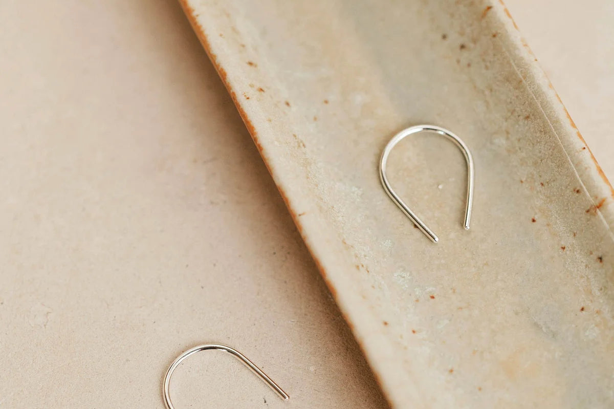 Tiny Horseshoe Earrings