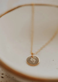Hello Adorn Tiny Vibes Cactus Bracelet, 14kt Gold Fill