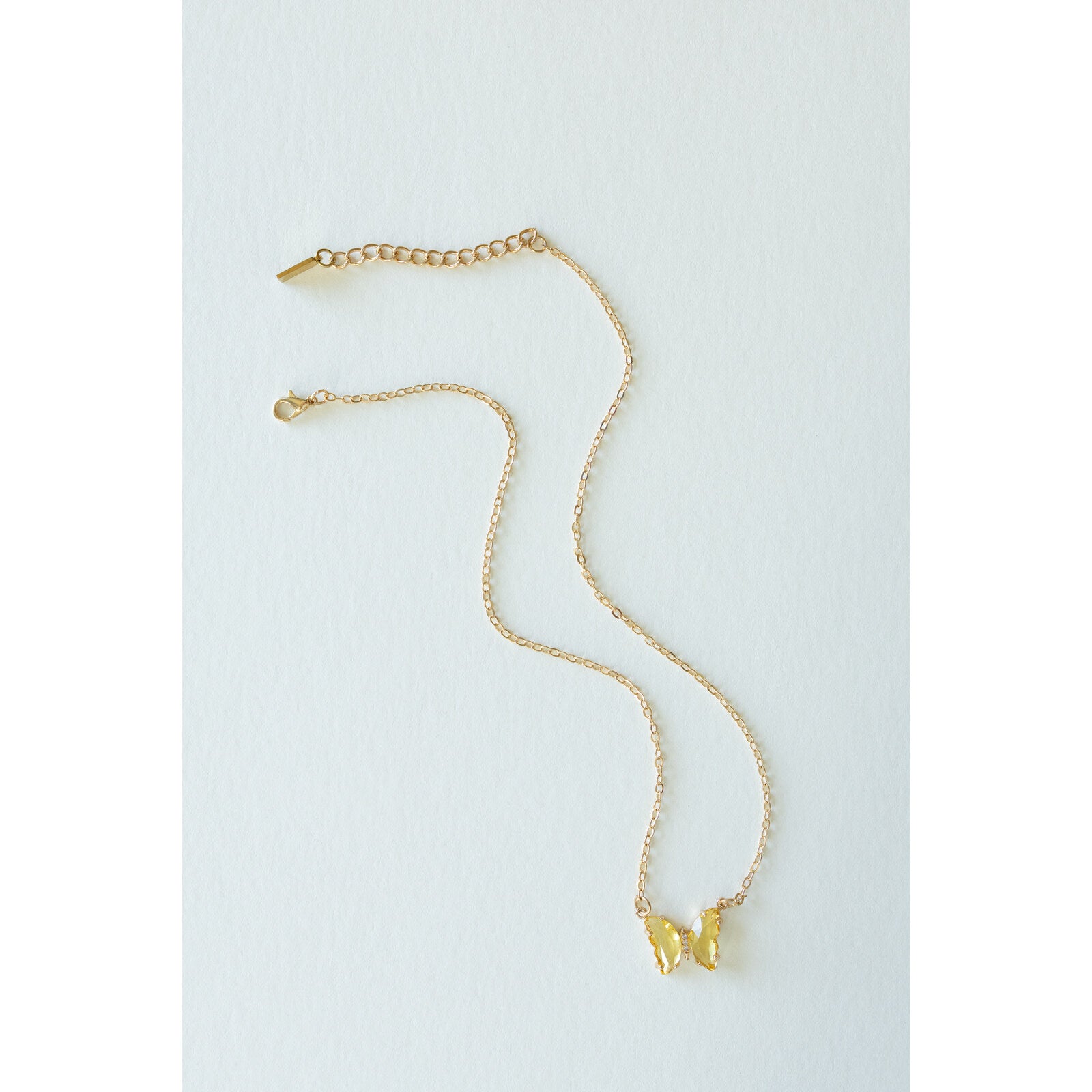 Everflight Butterfly Necklace in honey amber, Desert Sol