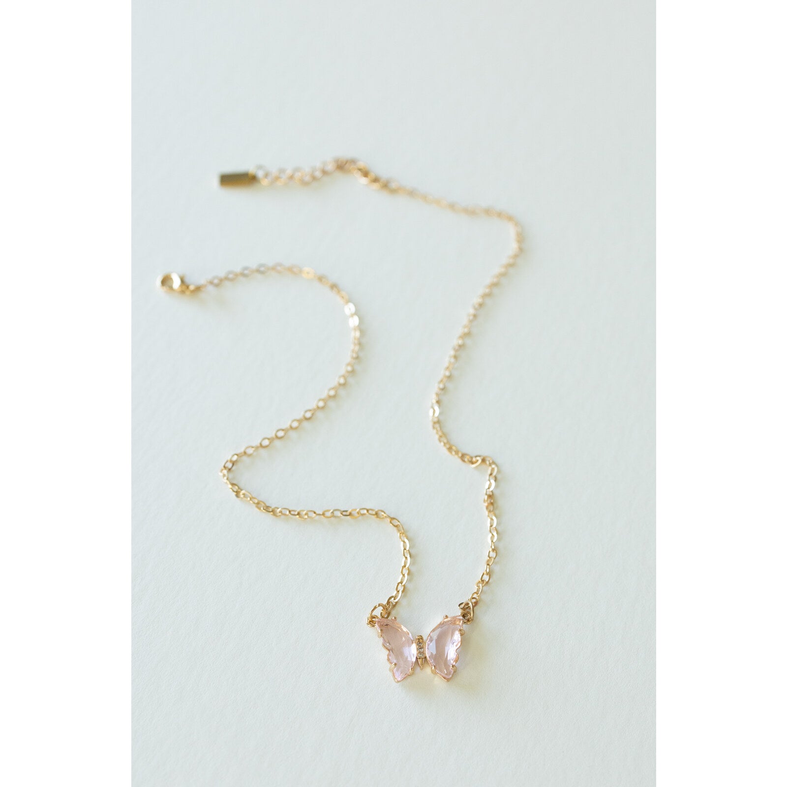 Everflight Butterfly Necklace in petal pink, Desert Sol