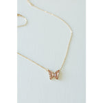 Everflight Butterfly Necklace in petal pink, Desert Sol