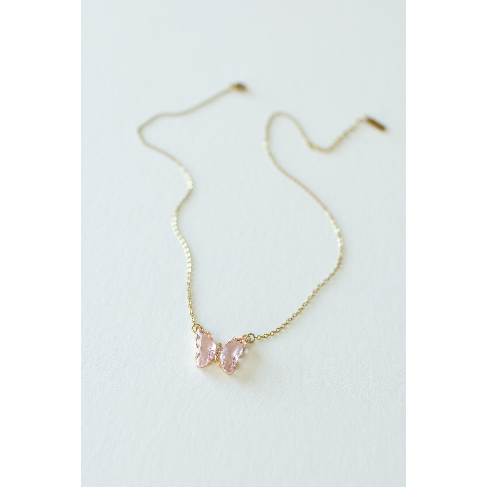 Everflight Butterfly Necklace in petal pink, Desert Sol