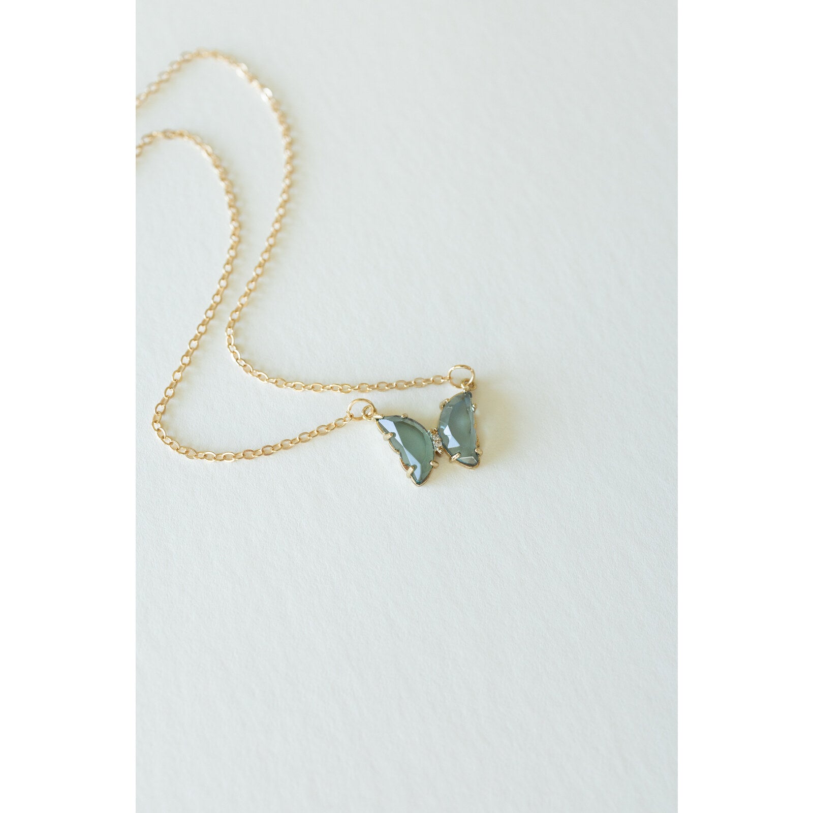 Everflight Butterfly Necklace in turquoise blue, Desert Sol