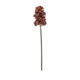 Abigail Ahern Artificial Cone Hydrangea in Antique Pink, single warm pink faux stem on white