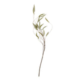 Abigail Ahern Artificial Trailing Catkin, single wispy green faux stem on white