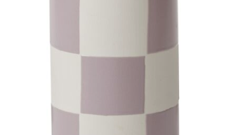 Checkerboard Vase, the vase with its checkered pattern.