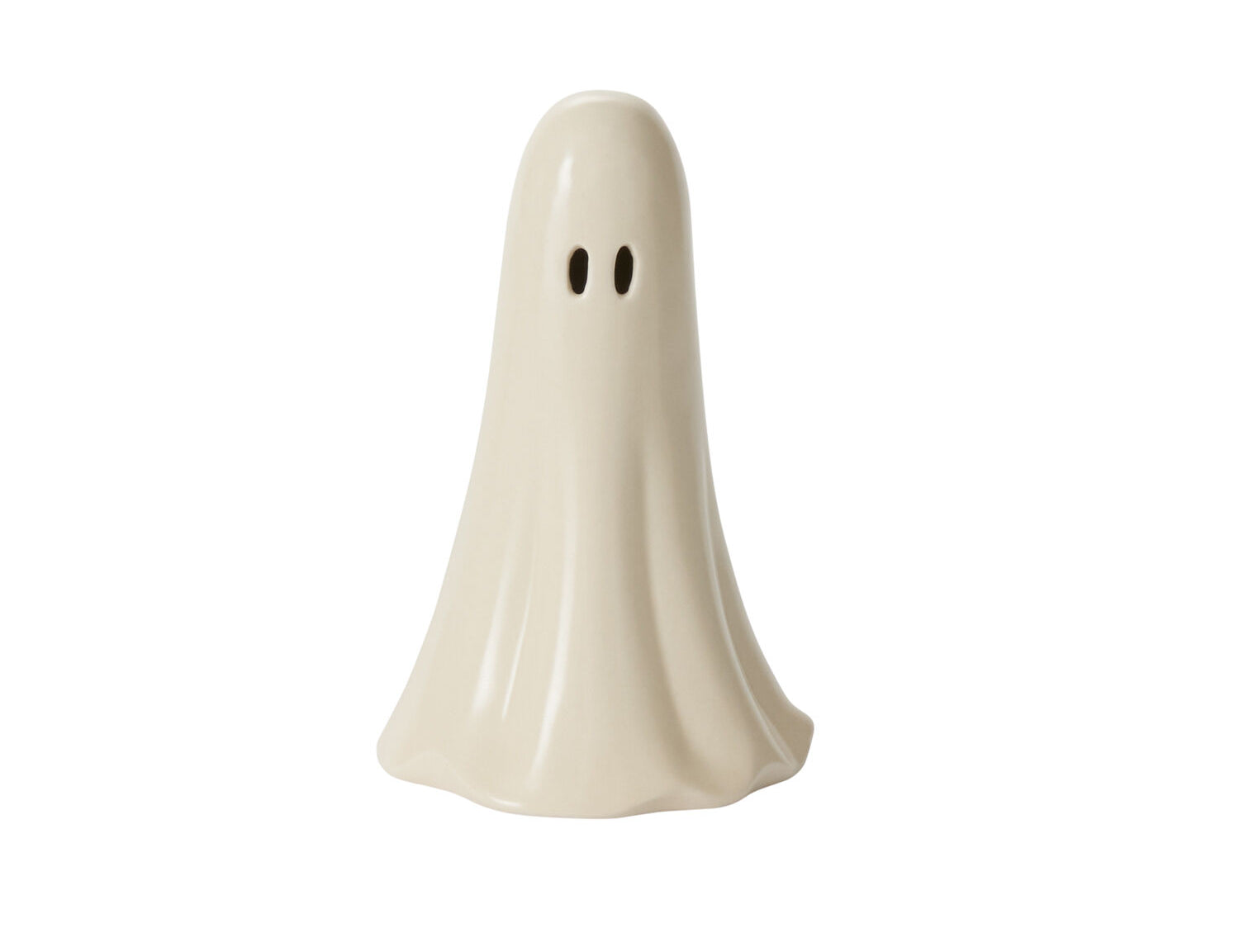 Not So Ghostly Figurine, ninth view, the second size of the ceramic ghost figurine.