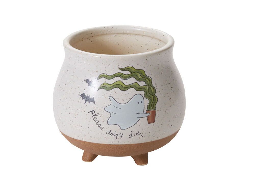 Optimistic Ghost Footed Pot, second view, the second style of the ghost footed pot.