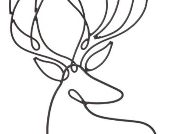 Roe Medium Deer Sculpture, the medium standing deer sculpture.