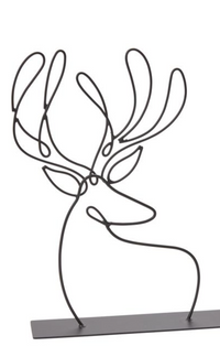 Roe Medium Deer Sculpture, the medium standing deer sculpture.