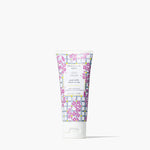 Beekman 1802 2oz Hand Cream in Lilac Dream, a goat milk hand cream tube with a pink and purple plaid print