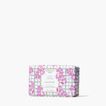 Beekman 1802 Bar Soap in Lilac Dream, a goat milk soap in a pink and purple plaid wrapper