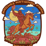 Arches National Park Yeti Unicorn pin