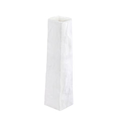 Blomus Porcelain Bag Vase, a tall white crumpled paper-bag shaped porcelain vase