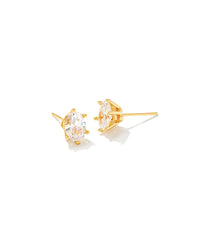 Kendra Scott Cailin Crystal Stud Earrings, Gold