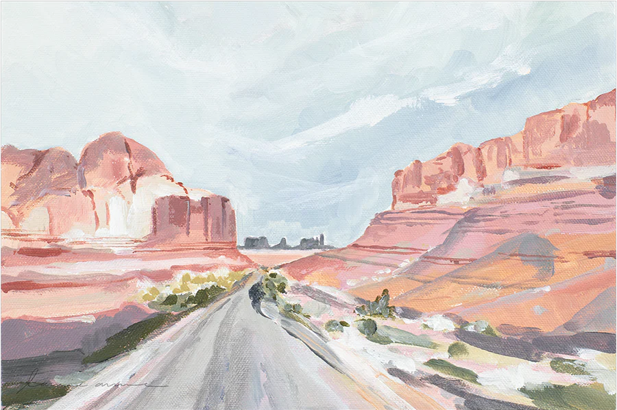 Canyon Road Fine Art Print