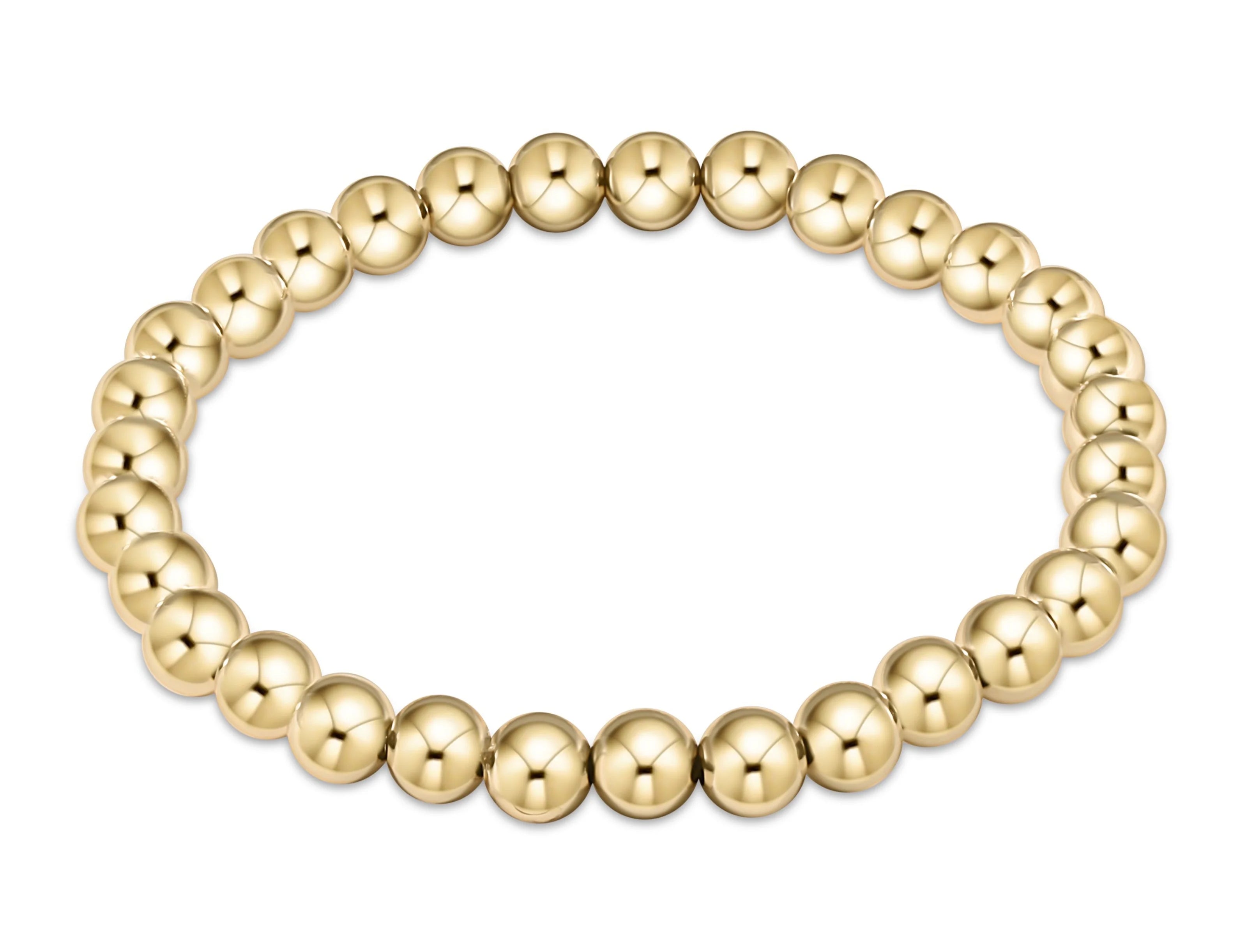 Classic Gold Beaded Bracelet