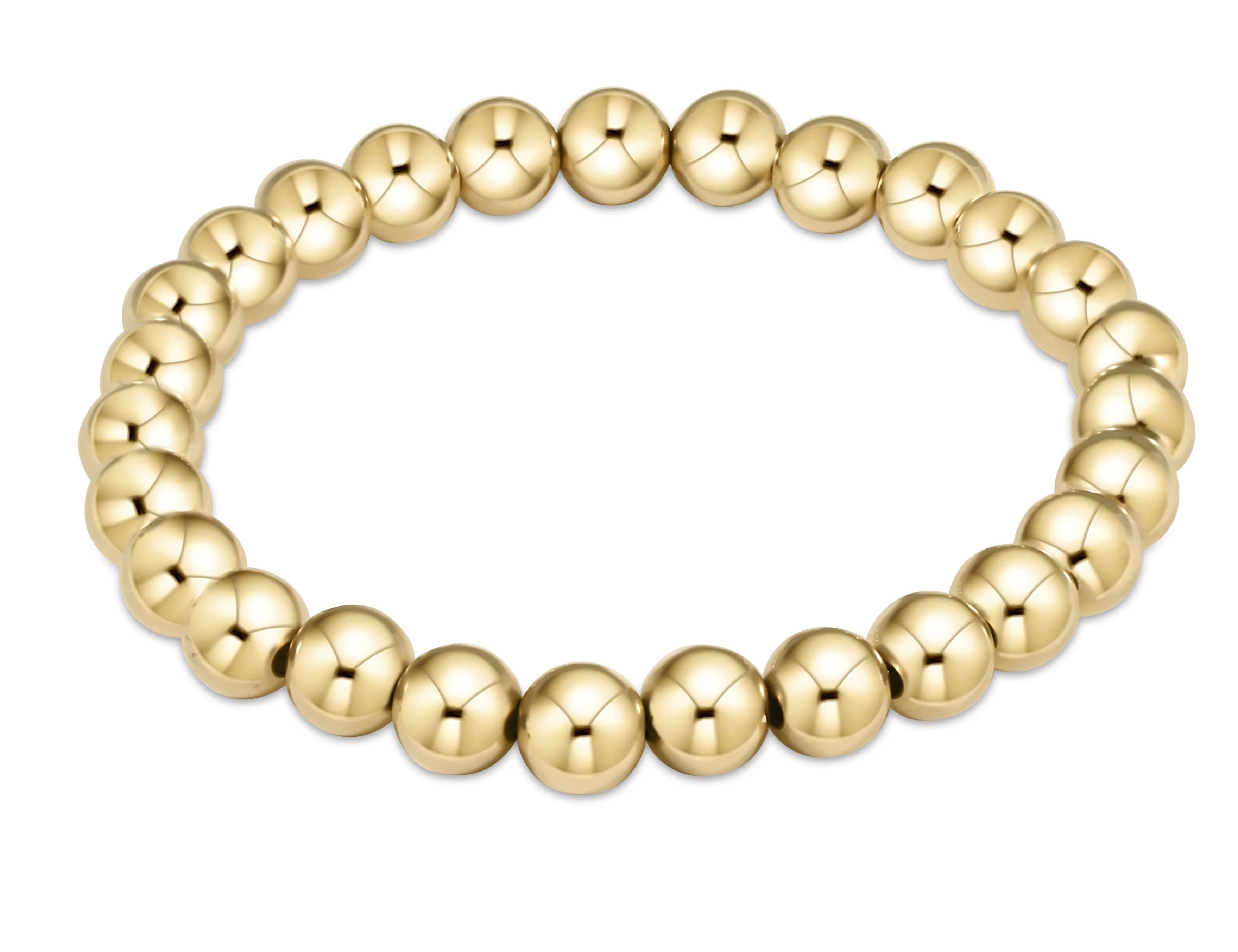 Classic Gold Beaded Bracelet