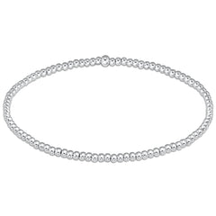 Classic Sterling Bead Bracelet