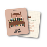 Collective Hub My Daily Routine Deck card reading Make My Bed with a bed illustration