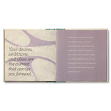 Compendium Every Reason to Hope book open to a lavender page about desires and ambitions