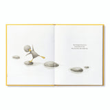 Compendium Finding Muchness book open to a bird hopping across stepping stones