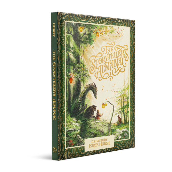 Compendium The Storyteller's Almanac hardcover book standing upright