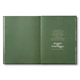 Compendium The Storyteller's Almanac open to the green Stories of Pure Magic title page