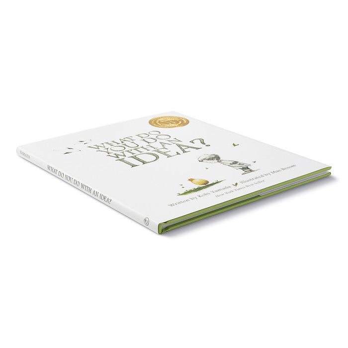 Compendium What Do You Do With an Idea hardcover book lying flat at an angle
