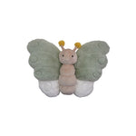 Creative Co-Op Butterfly Plush, a soft stuffed butterfly in sage green, blush and tan