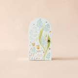 Cuddle + Kind Tiny Charlie the Honey Bear floral arch gift box, closed