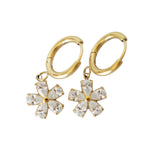 Dainty Hoop Earrings in gold, Desert Sol