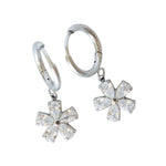 Dainty Hoop Earrings in silver, Desert Sol