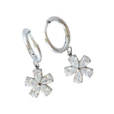 Dainty Hoop Earrings in silver, Desert Sol