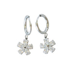 Dainty Hoop Earrings in silver, Desert Sol