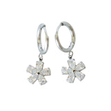 Dainty Hoop Earrings in silver, Desert Sol