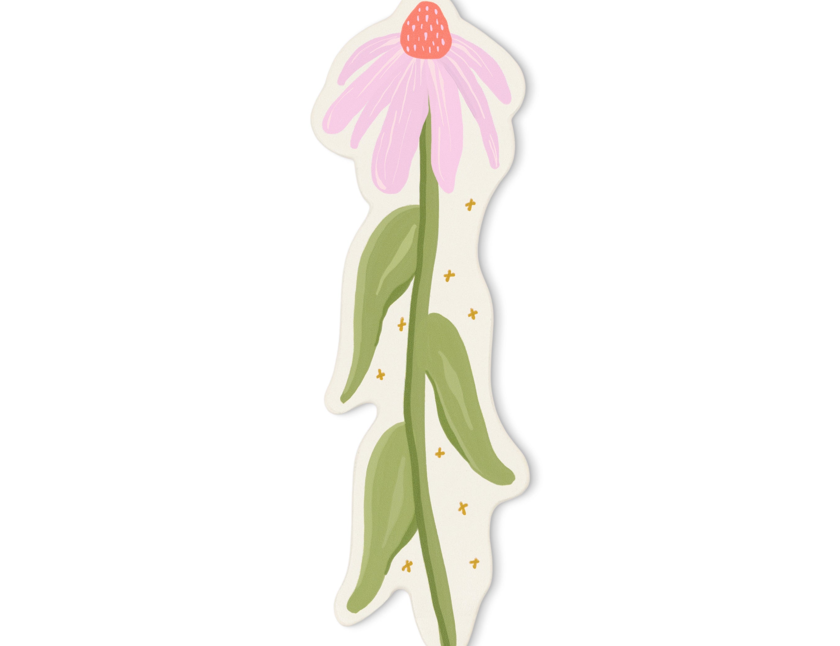 Floral Bookmarks, a bookmark printed with floral artwork