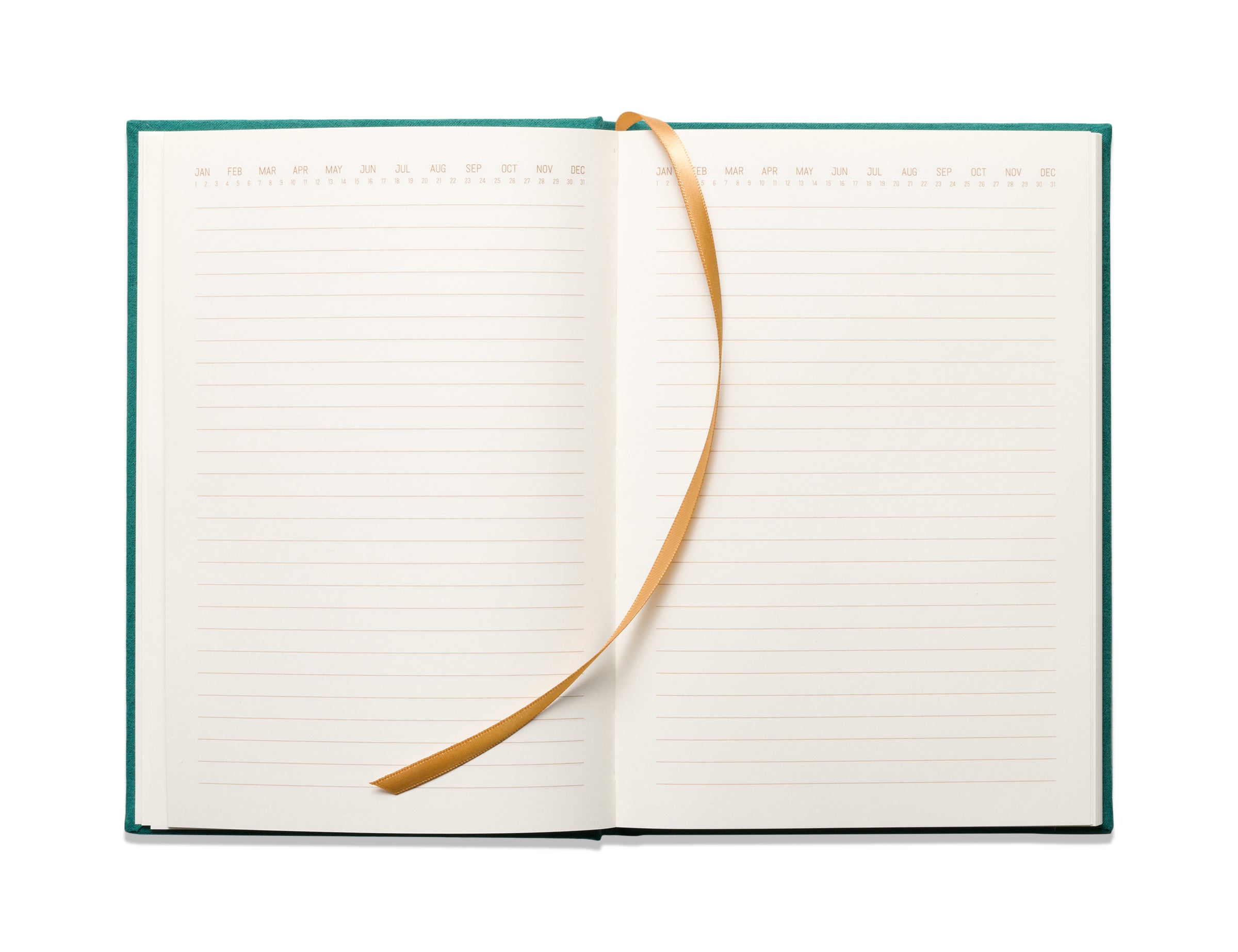 Linear Boxes Hard Cover Suede Cloth Journal, second view