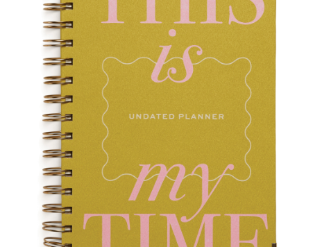 My Time 13 Month Perpetual Planner, a 13 month perpetual planner titled My Time