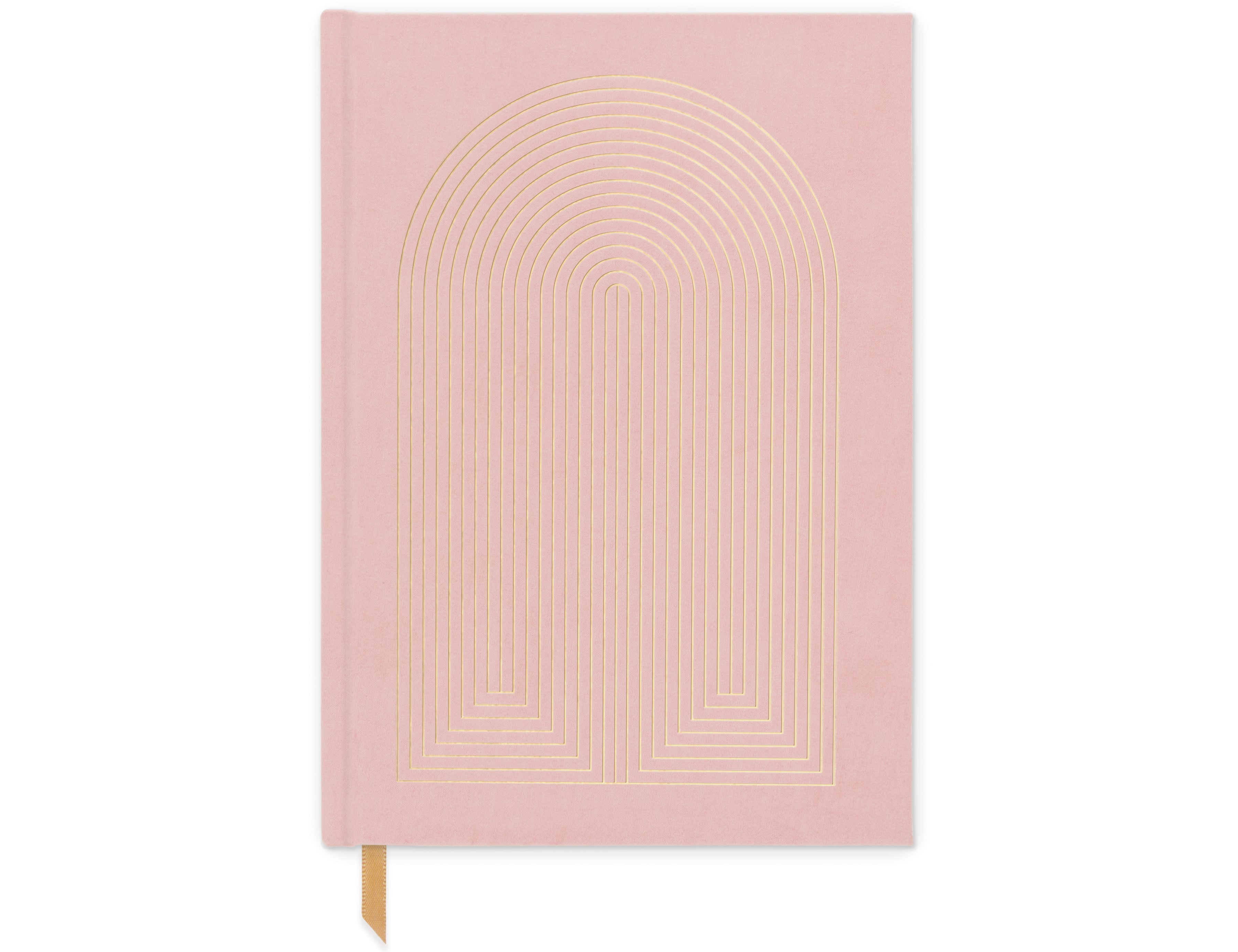 Radiant Rainbow Hard Cover Suede Journal, a hard cover suede cloth journal in rainbow colors