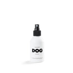 DOG by Dr Lisa Dog Calm Cologne, a white spray bottle with a black DOG label