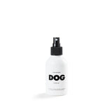 DOG by Dr Lisa Dog Calm Cologne, a white spray bottle with a black DOG label