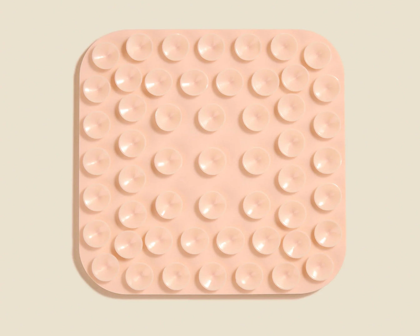 DOG by Dr Lisa DOG Lick Mat in Blush, back view showing the suction cups