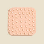 DOG by Dr Lisa DOG Lick Mat in Blush, back view showing the suction cups