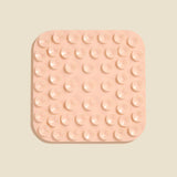 DOG by Dr Lisa DOG Lick Mat in Blush, back view showing the suction cups