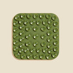DOG by Dr Lisa DOG Lick Mat in Khaki, back view showing the suction cups