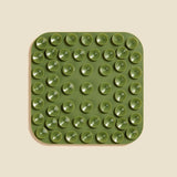 DOG by Dr Lisa DOG Lick Mat in Khaki, back view showing the suction cups